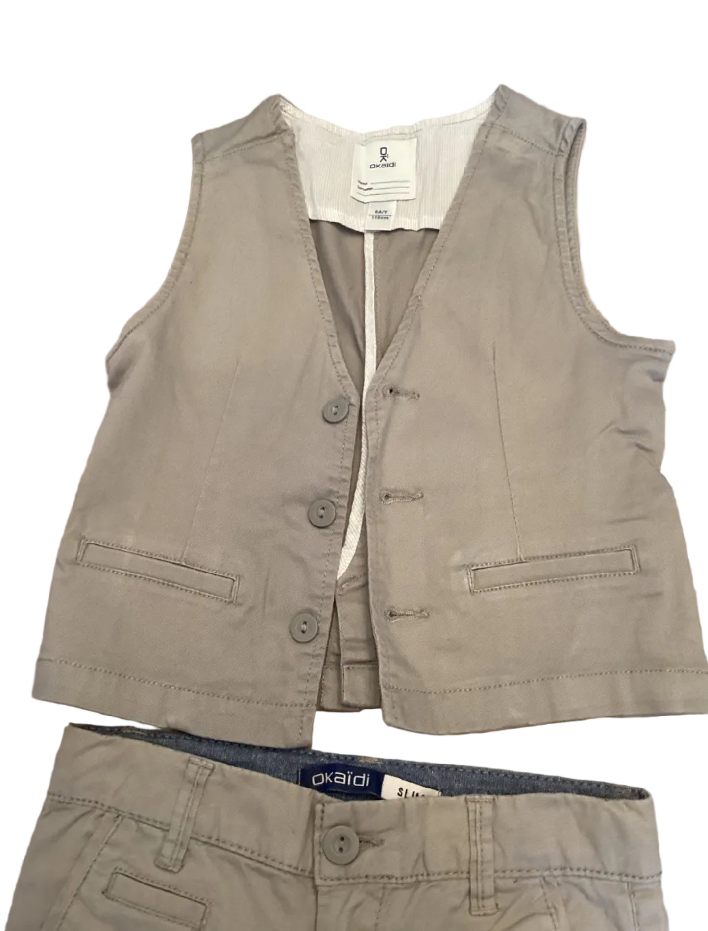 Gilet et short 6 ans