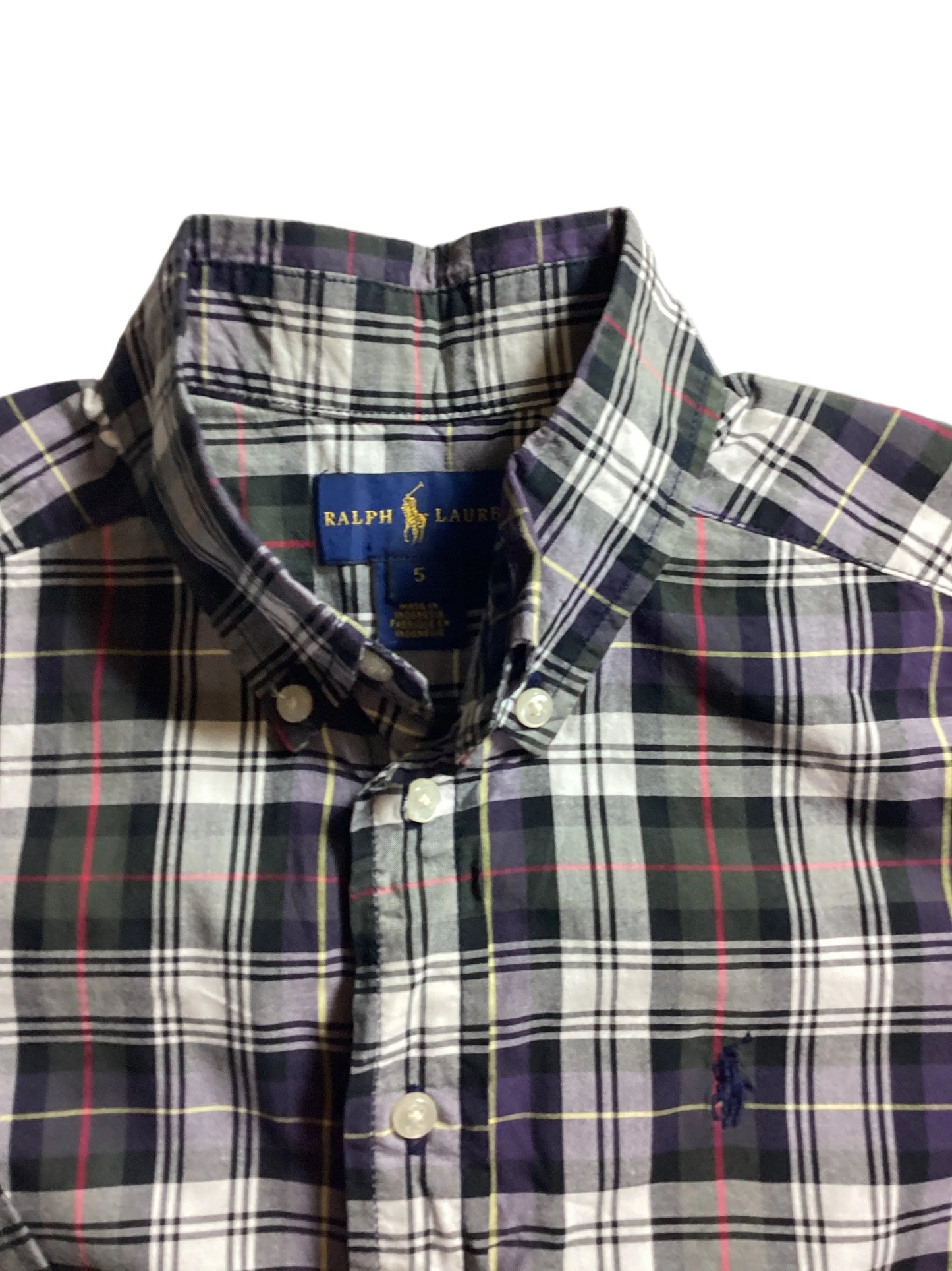 Chemise 5 ans
