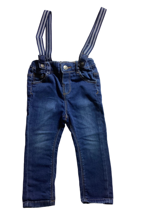 Jeans a bretelle 18mois