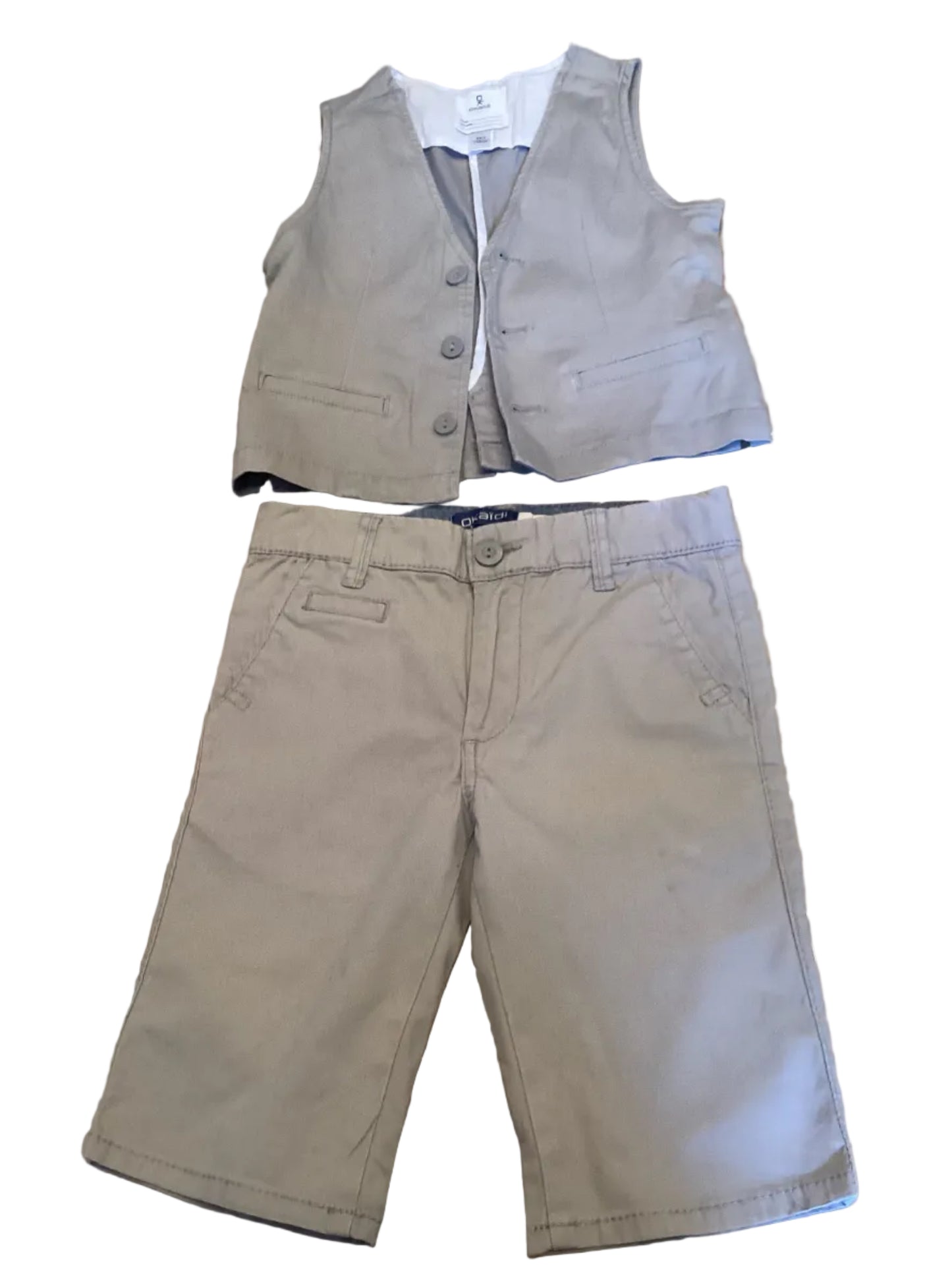 Gilet et short 6 ans