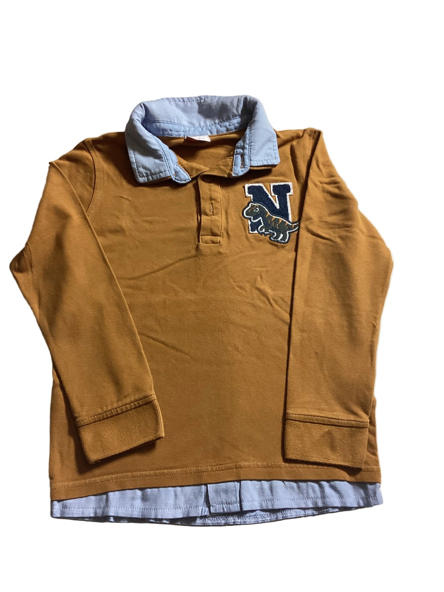 Polo effet chemise 8 ans